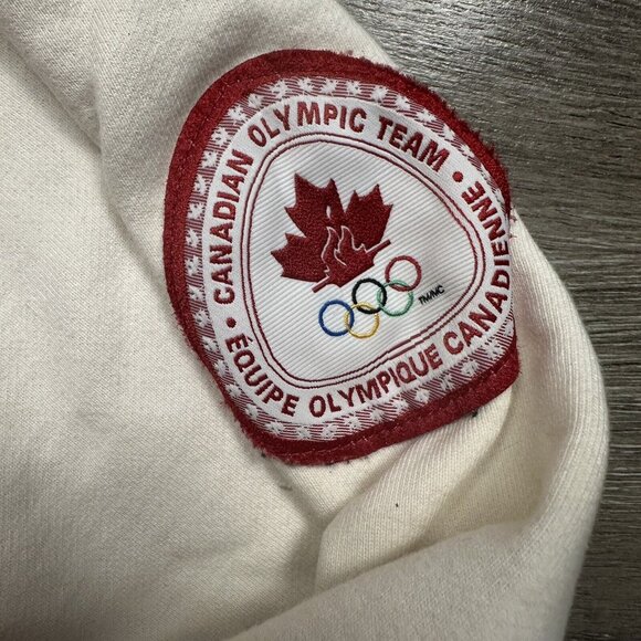 Team Canada Olympics HBC Hoodie Jacket Womens Large Heavy Thick Warm Sweatshirt - Picture 3 of 7